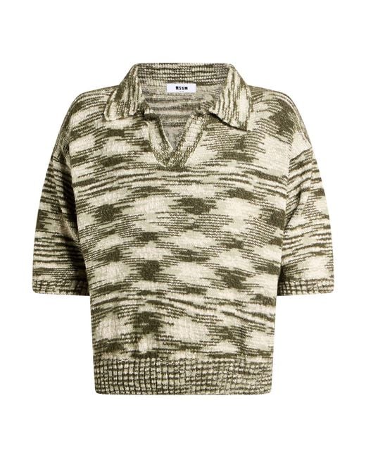 Pullover MSGM de hombre de color Metallic