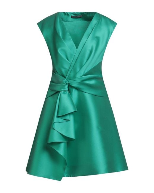 Alberta Ferretti Green Mini Dresses