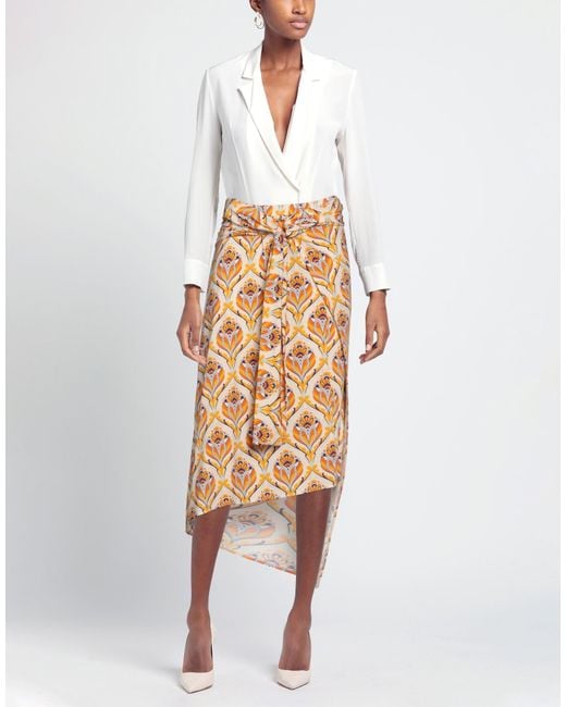 Rabanne Metallic Midi Skirt