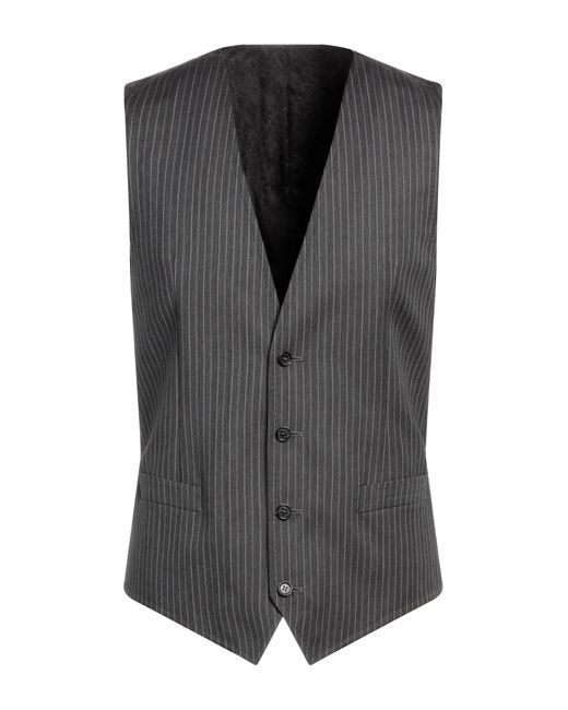 Dolce & Gabbana Gray Tailored Vest for men