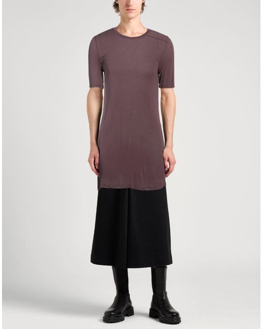 Rick Owens Purple T-shirt for men