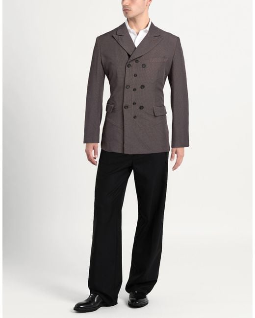 Comme des Garçons Brown Blazer Polyester for men
