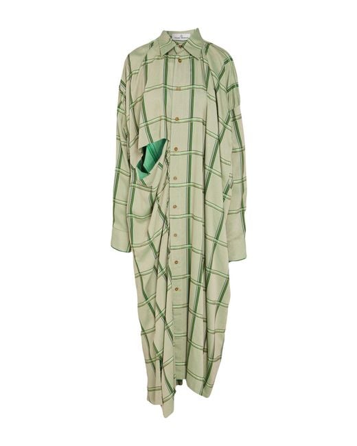 Vivienne Westwood Green Maxi Dress Viscose