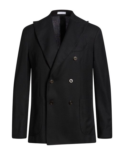 Boglioli Black Blazer Wool for men