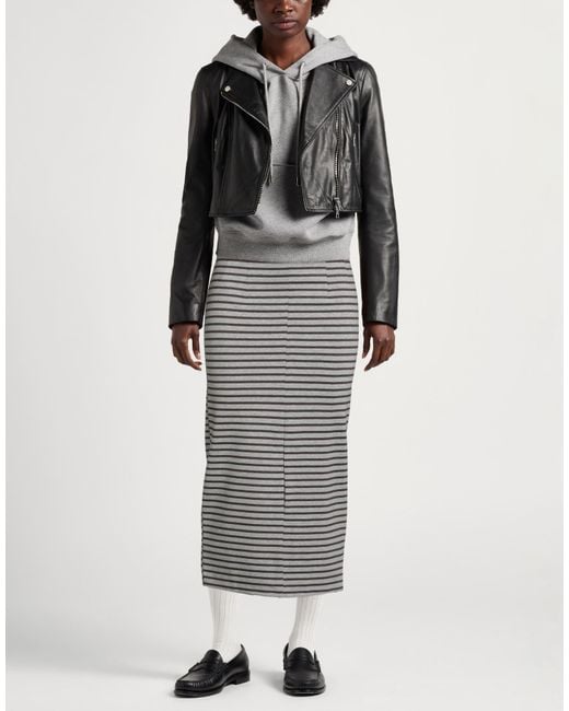 ViCOLO Gray Midi Skirts