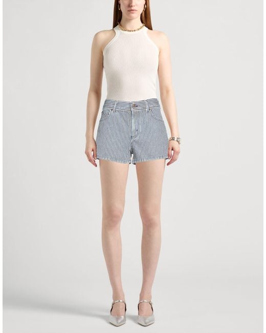 Céline Blue Shorts & Bermuda Shorts Cotton
