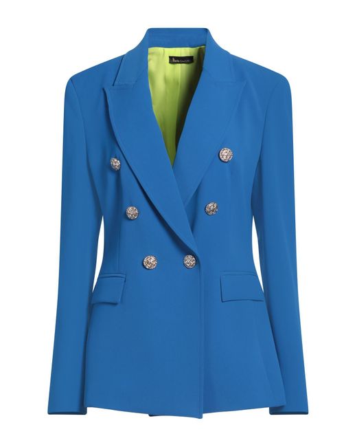 Hanita Blue H Couture Bright Blazer Polyester