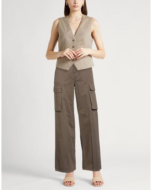 Liu Jo Brown Pants Cotton