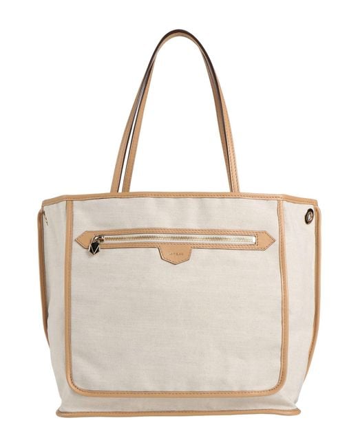 Moreau Paris Natural Cream Handbag Textile Fibers