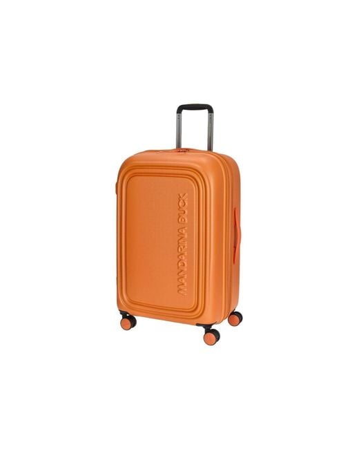 Valise à roulettes Mandarina Duck en coloris Orange