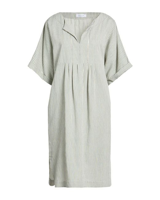 Fabiana Filippi Gray Lime Mini Dress Viscose, Polyamide, Cotton