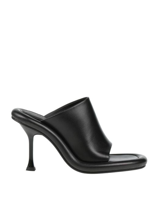 J.W. Anderson Black Sandals