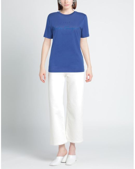 Ferragamo Blue T-shirts