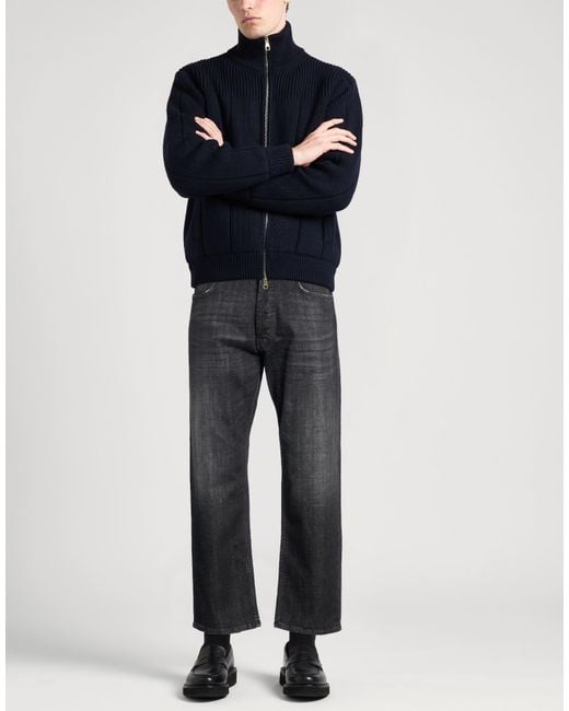 Department 5 Gray Charcoal Jeans Cotton, Rubber for men