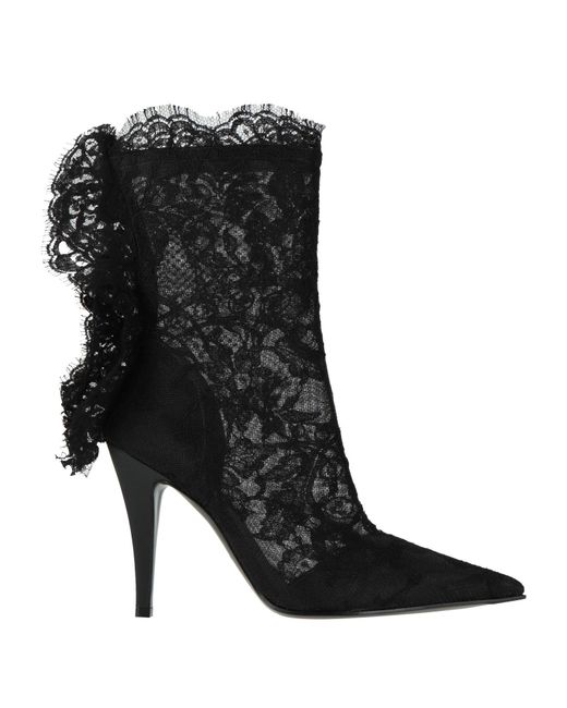 McQueen Black Ankle Boots