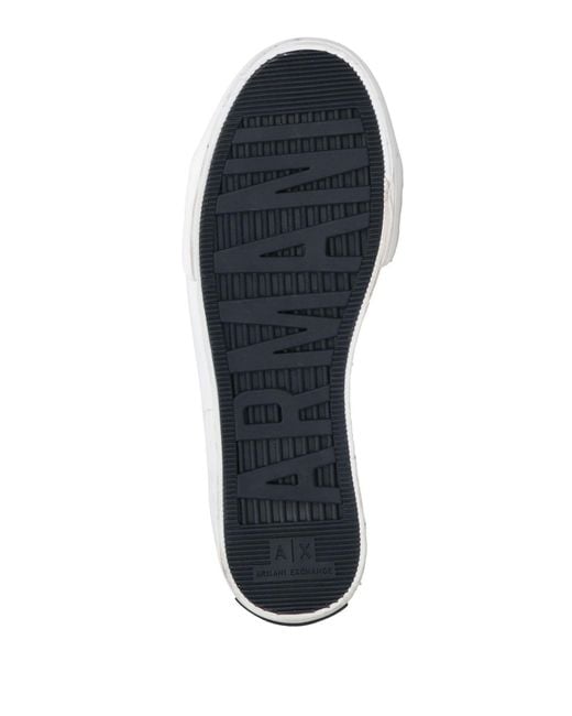 ARMANI EXCHANGE Blue Trainers for men