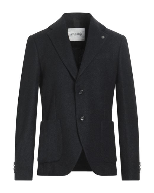 Officina 36 Black Blazer for men