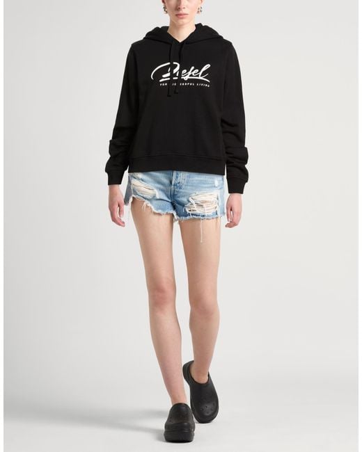 DIESEL Black Sweatshirts