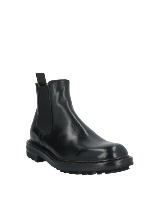 Officine Creative Black Ankle Boots for men