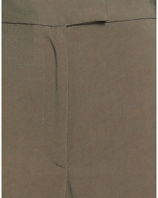 Soallure Gray Pants Viscose, Polyester