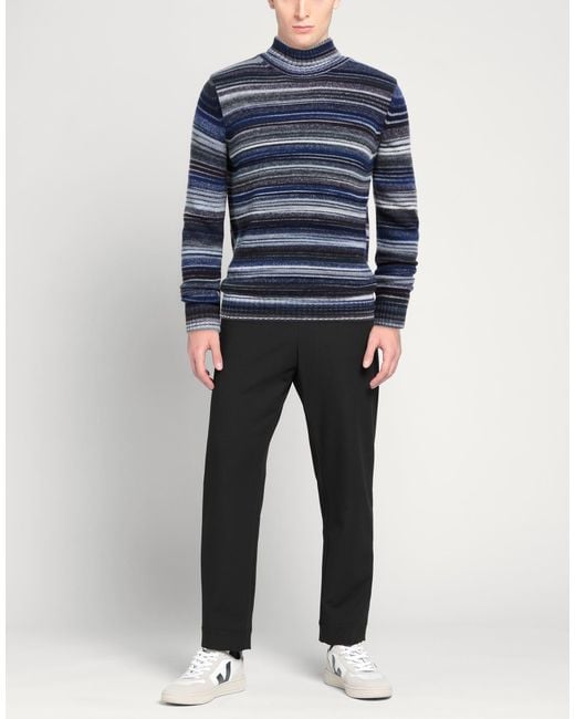 M.Q.J. Blue Turtleneck Virgin Wool, Acrylic for men