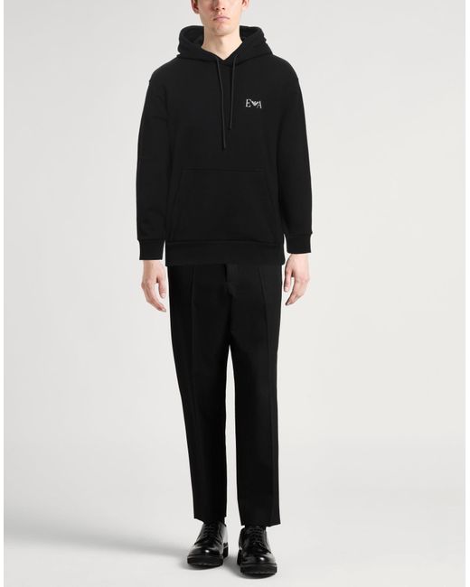 Emporio Armani Black Sweatshirt for men