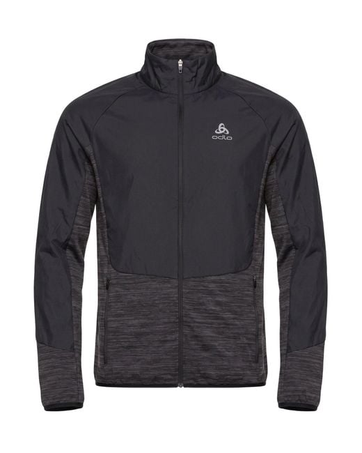 Odlo Blue Jacket Polyester, Elastane for men