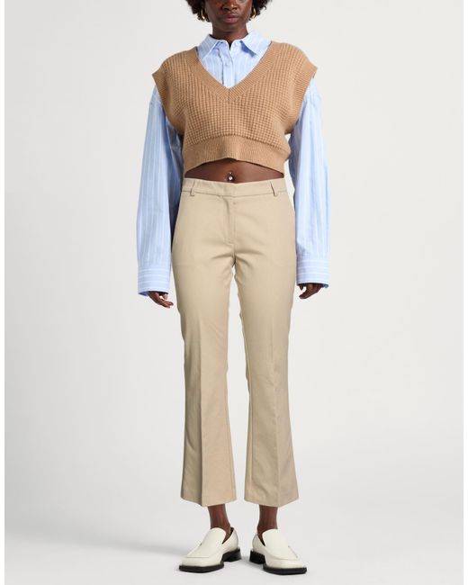 Drumohr Natural Pants Cotton, Elastane