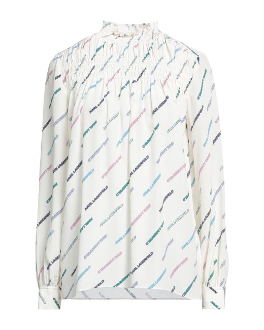 Karl Lagerfeld White Top