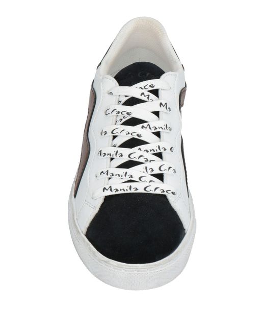 Manila Grace Brown Sneakers Leather
