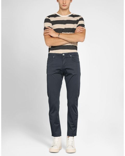 GAUDI Blue Trouser for men