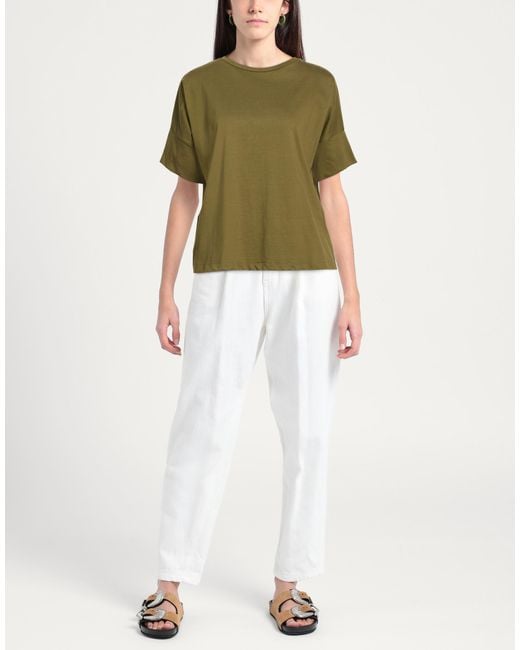 Aragona Green Military T-Shirt Cotton