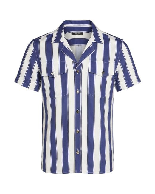 Balmain Blue Shirt for men