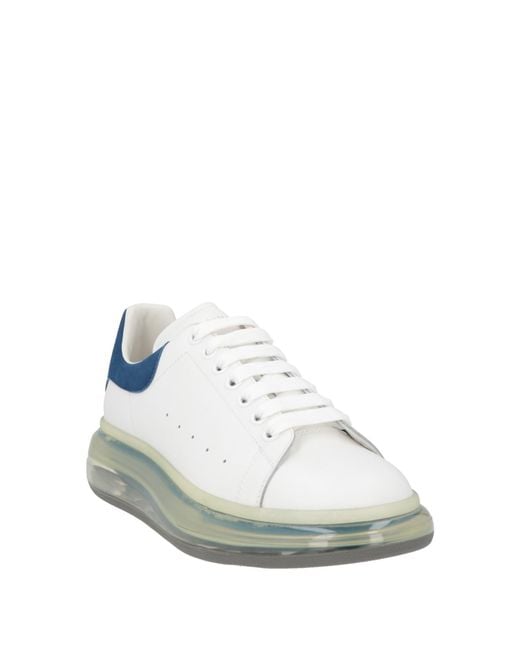 McQueen Blue Sneakers Leather for men