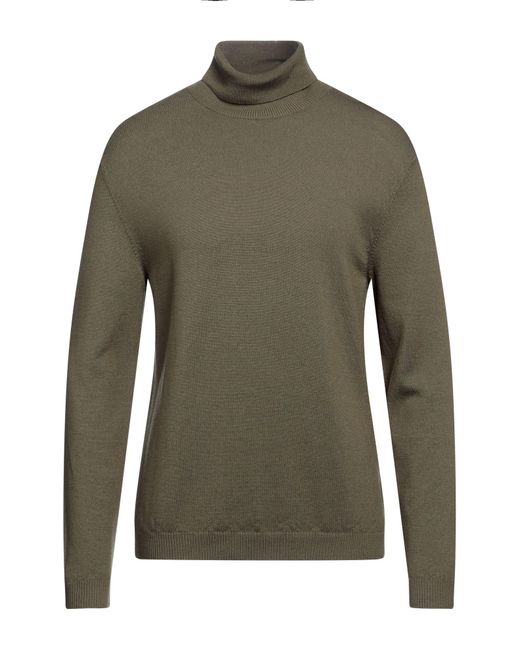 Massimo Alba Green Turtleneck for men