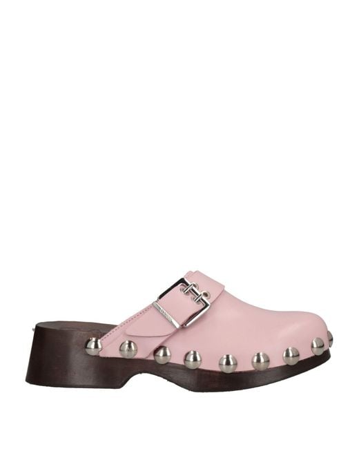 Mules & Sabots Ganni en coloris Pink
