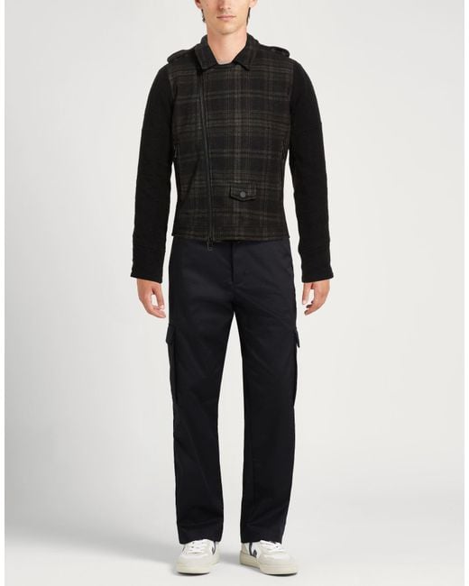 Messagerie Black Jacket Polyester, Virgin Wool for men
