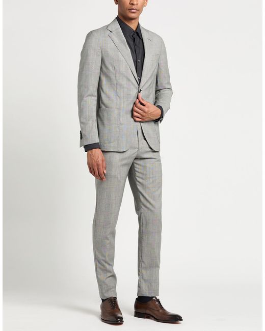 Traje Lardini de hombre de color Gray