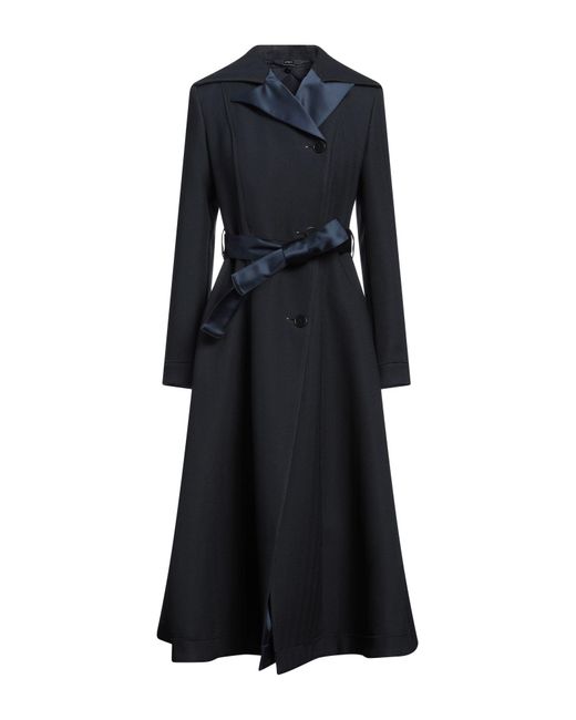 High Black Overcoat & Trench Coat