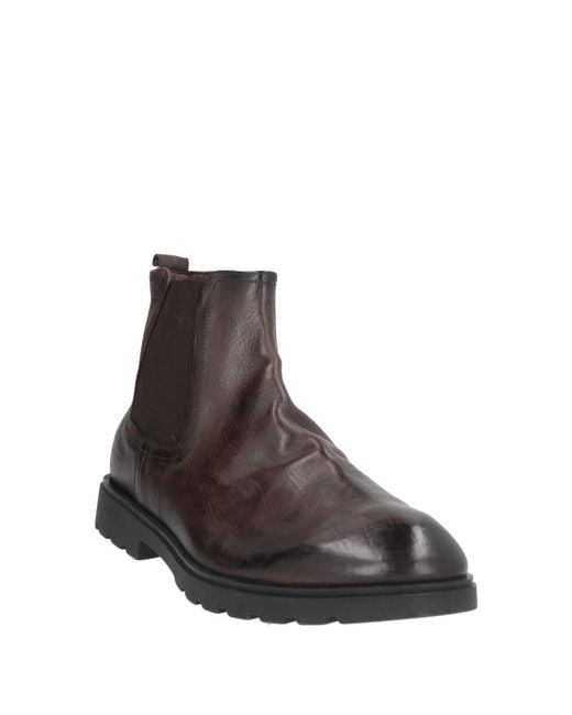 Sturlini Brown Dark Ankle Boots Leather for men