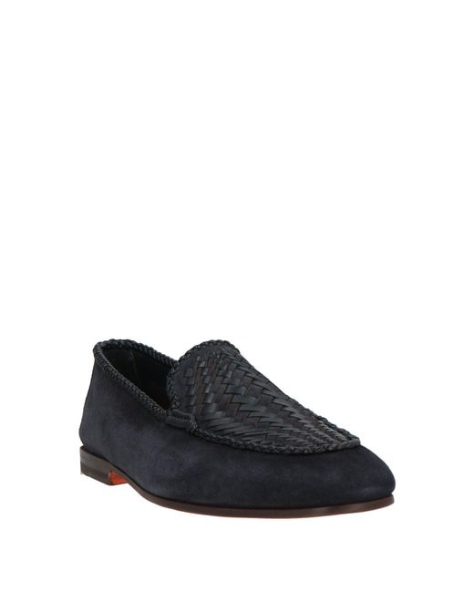 Santoni Black Loafer for men
