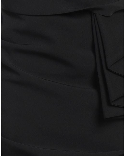 Jijil Black Mini Dress Polyester, Elastane