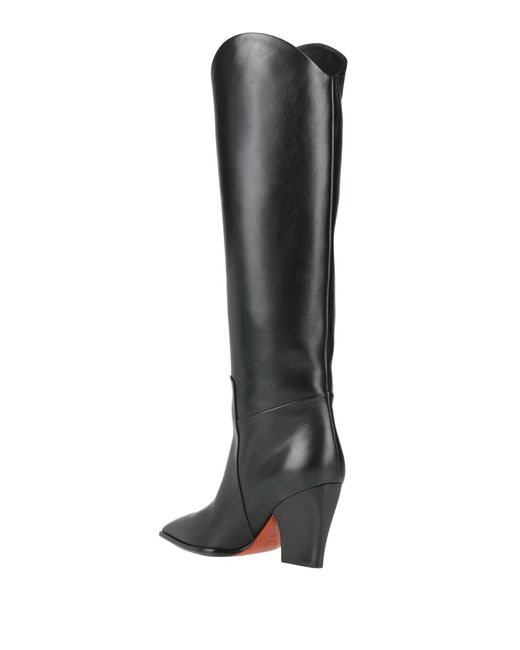Santoni Black Boot