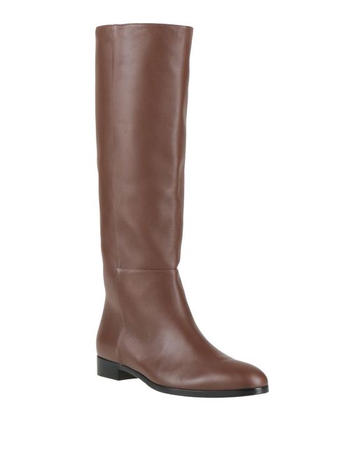 Sergio Rossi Brown Boot Leather