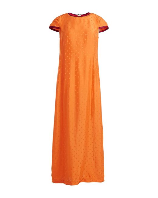 Marni Orange Midi Dress Viscose, Polyester, Polyamide, Elastane