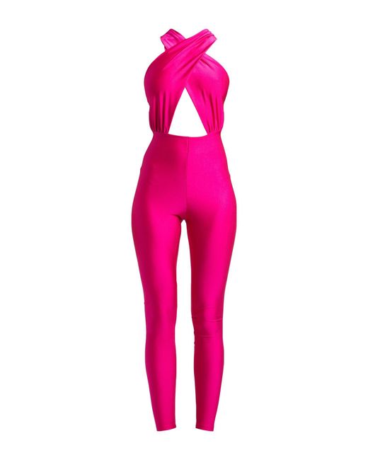 ANDAMANE Pink Fuchsia Jumpsuit Polyamide, Elastane