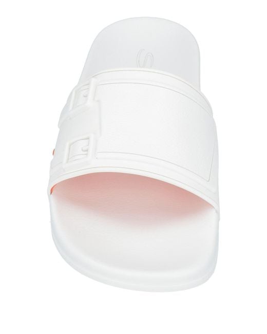 Santoni White Sandals for men