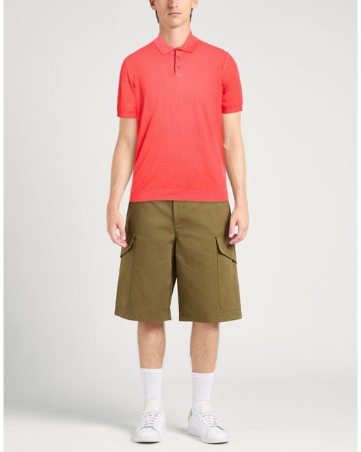 Kangra Red Polo Shirts for men