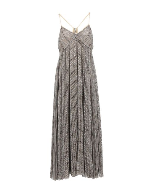 Robe longue Forte Forte en coloris Gray