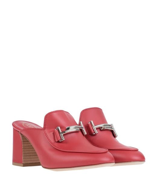 Tod's Pink Mules & Clogs